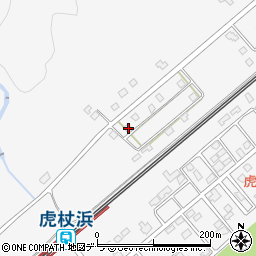 北海道白老郡白老町虎杖浜420-45周辺の地図