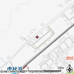 北海道白老郡白老町虎杖浜420-39周辺の地図