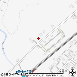 北海道白老郡白老町虎杖浜420-255周辺の地図