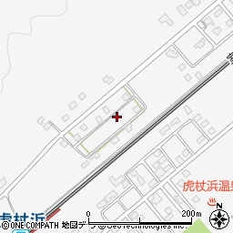 北海道白老郡白老町虎杖浜420-61周辺の地図