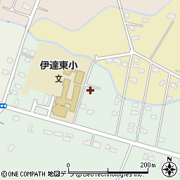 北海道伊達市弄月町205周辺の地図