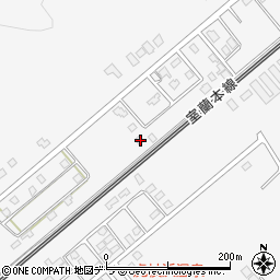 北海道白老郡白老町虎杖浜420-324周辺の地図