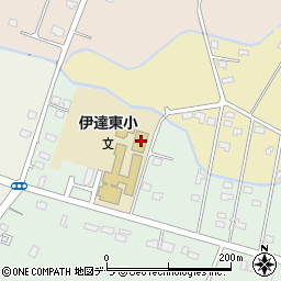 北海道伊達市弄月町207周辺の地図