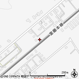 北海道白老郡白老町虎杖浜420-460周辺の地図