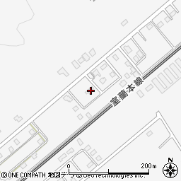 北海道白老郡白老町虎杖浜420周辺の地図