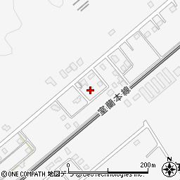 北海道白老郡白老町虎杖浜420-309周辺の地図