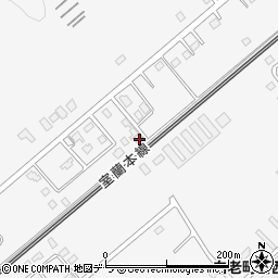 北海道白老郡白老町虎杖浜420-417周辺の地図