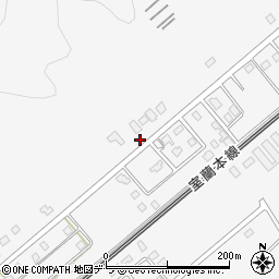 北海道白老郡白老町虎杖浜420-301周辺の地図