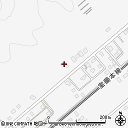 北海道白老郡白老町虎杖浜420-643周辺の地図