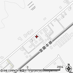 北海道白老郡白老町虎杖浜420-310周辺の地図