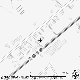 北海道白老郡白老町虎杖浜420-432周辺の地図