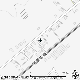 北海道白老郡白老町虎杖浜420-357周辺の地図