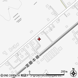 北海道白老郡白老町虎杖浜420-202周辺の地図