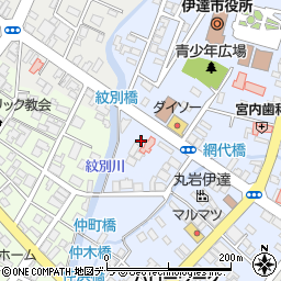 北海道伊達市鹿島町62-2周辺の地図