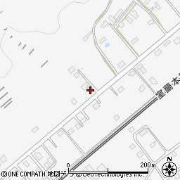 北海道白老郡白老町虎杖浜420-672周辺の地図