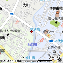 北海道伊達市大町1周辺の地図