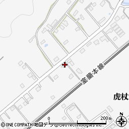 北海道白老郡白老町虎杖浜420-345周辺の地図