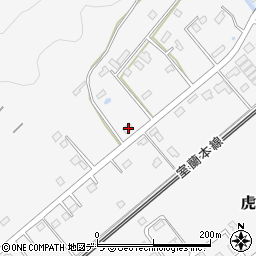 北海道白老郡白老町虎杖浜420-331周辺の地図