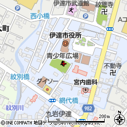 鹿島青少年広場周辺の地図