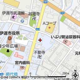 北海道伊達市鹿島町13周辺の地図