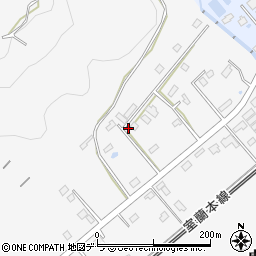 北海道白老郡白老町虎杖浜420-164周辺の地図