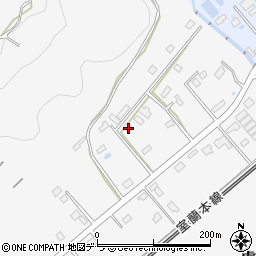 北海道白老郡白老町虎杖浜420-165周辺の地図