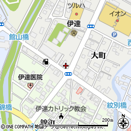 北海道伊達市大町19周辺の地図