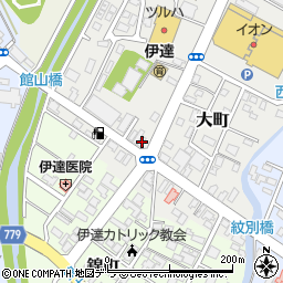 北海道伊達市大町19周辺の地図
