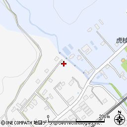 北海道白老郡白老町虎杖浜420-182周辺の地図