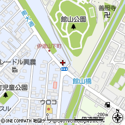 北海道エネルギー株式会社　道南支店伊達ＳＳ周辺の地図