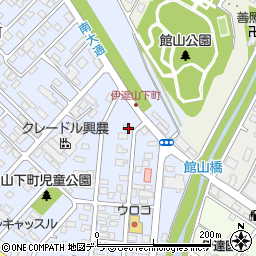 北海道伊達市山下町159-36周辺の地図