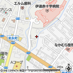 北海道伊達市末永町81-13周辺の地図