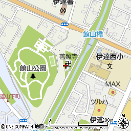 浄土宗善照寺本堂周辺の地図