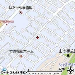 北海道伊達市竹原町7-4周辺の地図