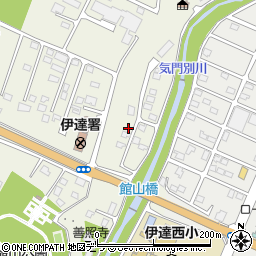 北海道伊達市館山町4周辺の地図