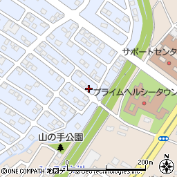 北海道伊達市竹原町13-41周辺の地図