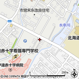 北海道伊達市末永町81-27周辺の地図