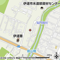 北海道伊達市館山町4-62周辺の地図