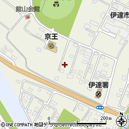 北海道伊達市館山町14-8周辺の地図