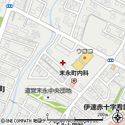 北海道伊達市末永町49-95周辺の地図
