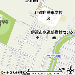 北海道伊達市館山町35-17周辺の地図
