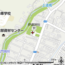 伊達神社社務所周辺の地図