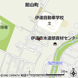 北海道伊達市館山町35周辺の地図