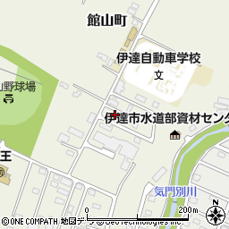 北海道伊達市館山町35-8周辺の地図
