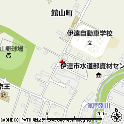 北海道伊達市館山町35-7周辺の地図