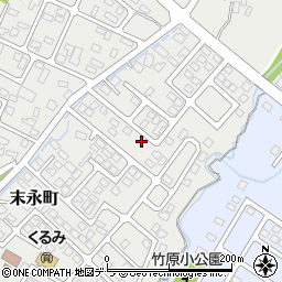 北海道伊達市末永町101-11周辺の地図