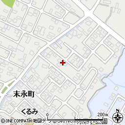 北海道伊達市末永町101-8周辺の地図