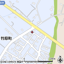北海道伊達市竹原町77-34周辺の地図