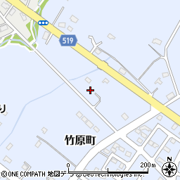 北海道伊達市竹原町73-2周辺の地図