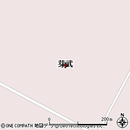北海道大樹町（広尾郡）芽武周辺の地図